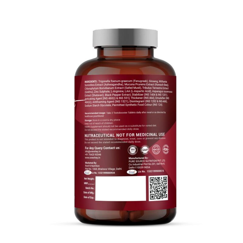 One whey Testo Boost 60 capsules