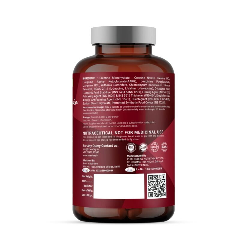 Back One whey Muscle Gain 60 capsules