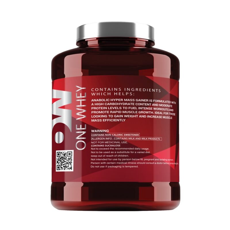 Left One Whey Anabolic Hyper Mass Gainer 2.75 kg