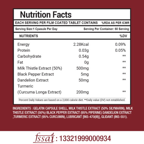 One Whey Liver Detox 60 capsules