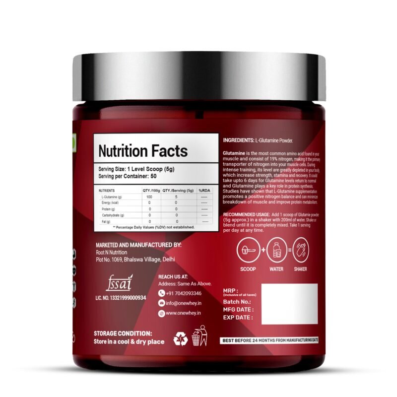 One Whey Pure L Glutamine 250 g