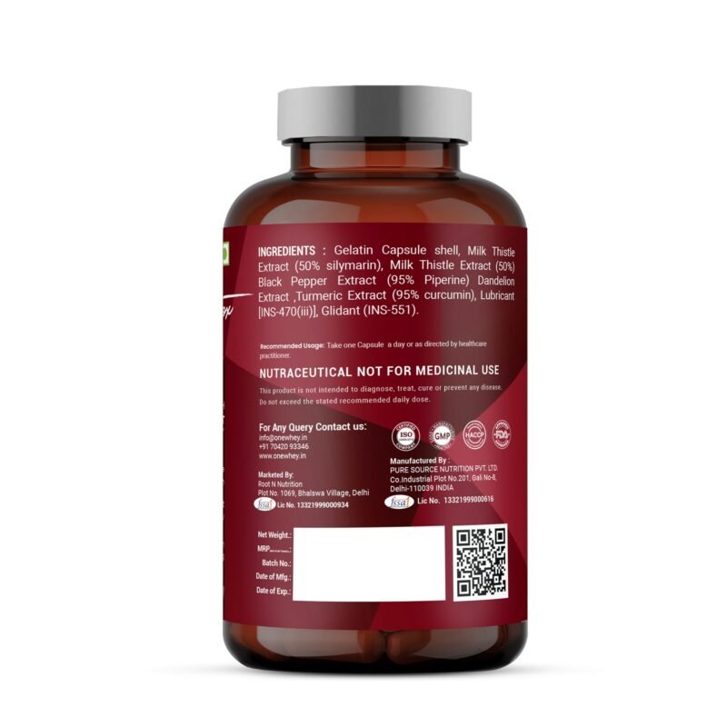 One Whey Liver Detox 60 capsules