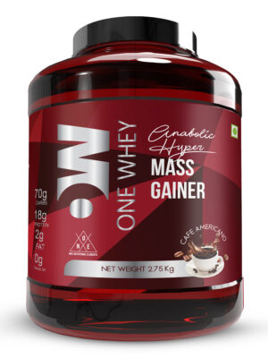 cafe americano One Whey Anabolic Hyper Mass Gainer 2.75 kg