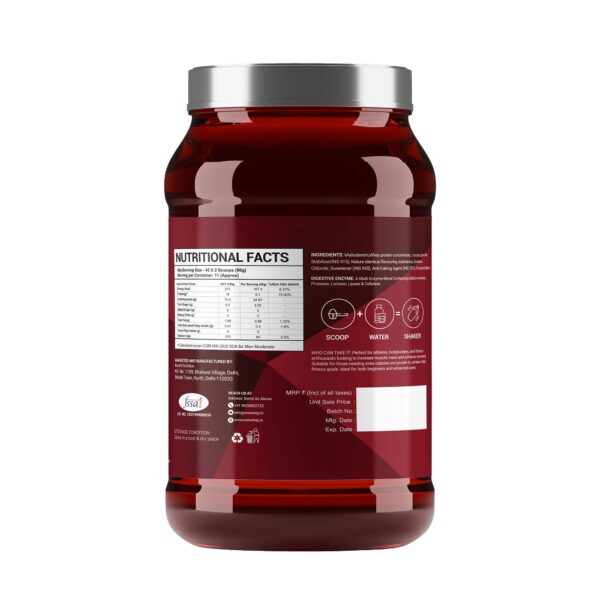 Ana Chocolate Right One Whey Anabolic Hyper Mass Gainer 1 kg