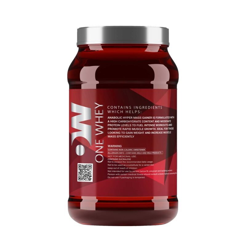 One Whey Anabolic Hyper Mass Gainer 1 kg